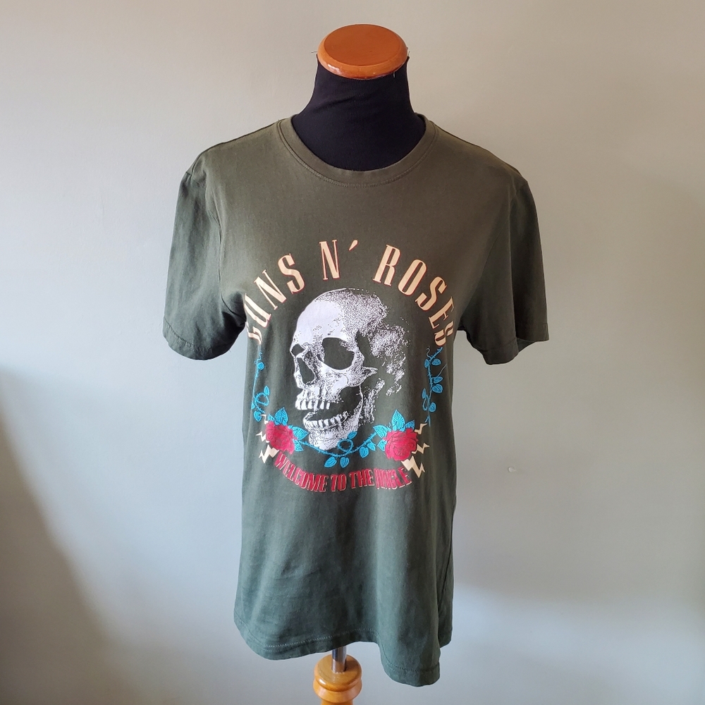 Guns N' Roses S 90s Indie Sleeze Grunge Punk Streetwear Graphic Band T-Shirt